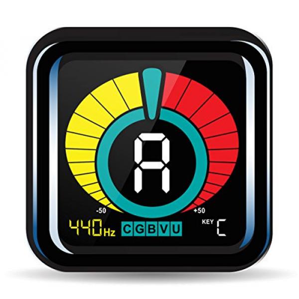 KLIQ UberTuner - Clip-On Tuner for All Instruments - with Guitar, Bass, Violin, Ukulele &amp; Chromatic Tuning Modes #1 image